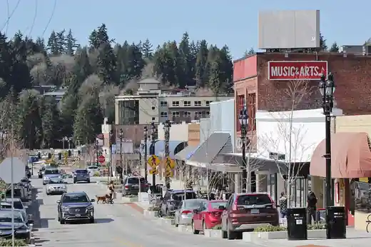 Main Street in downtown Bothell